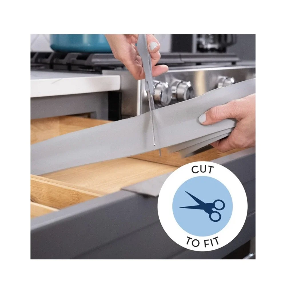 Banveno BLUE Drawer Liner Cut To Fit With Tape Measure Included